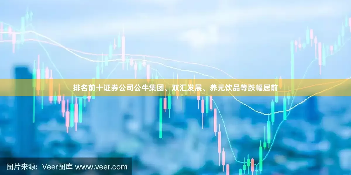 排名前十证券公司公牛集团、双汇发展、养元饮品等跌幅居前